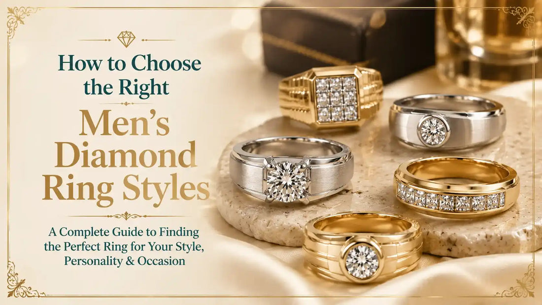 How to Choose the Right Men's Diamond Ring Styles