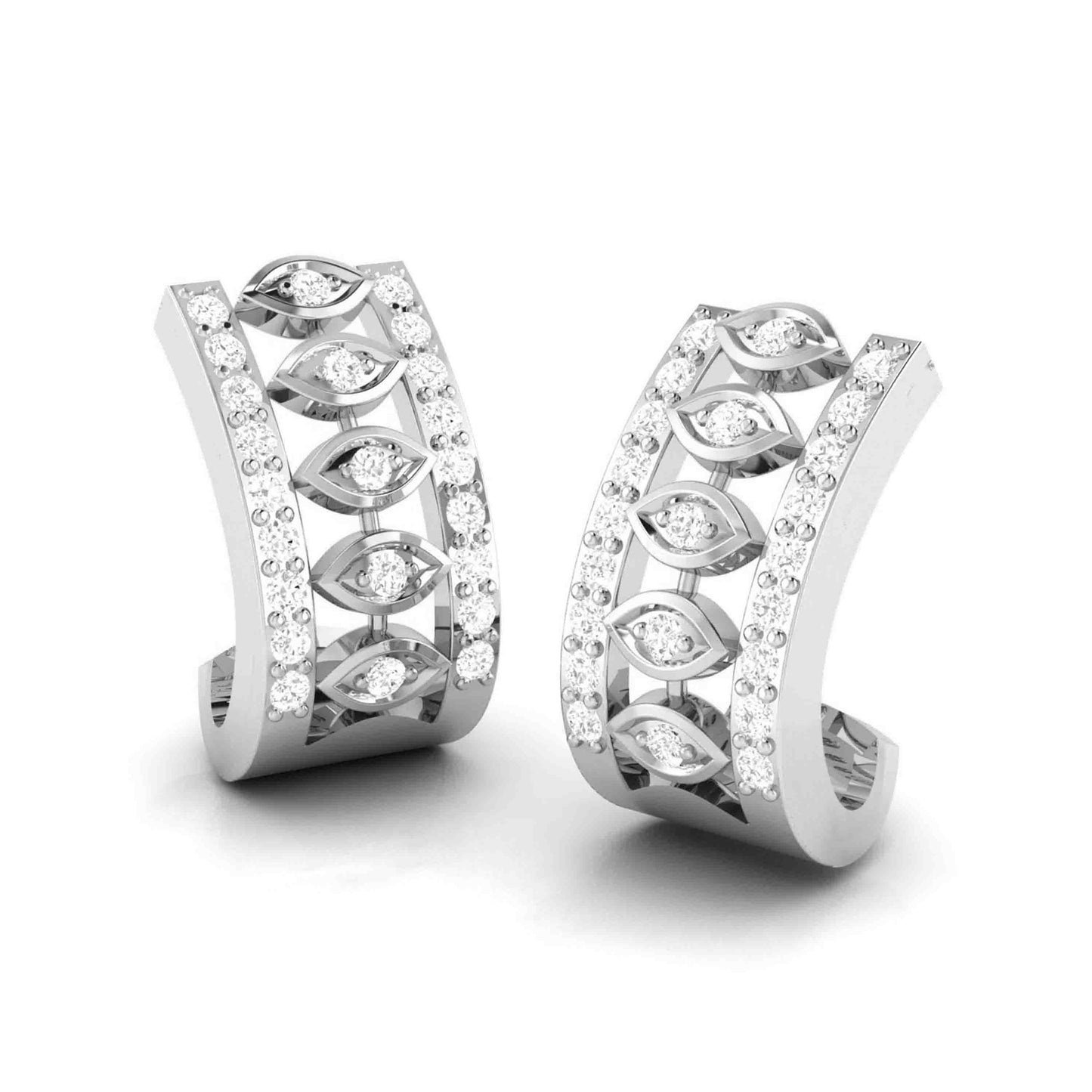 ribbon glimmer hoops