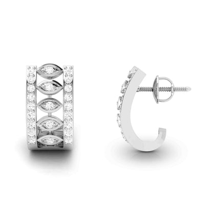 Ribbon Glimmer Hoops