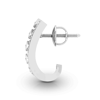 Ribbon Glimmer Hoops