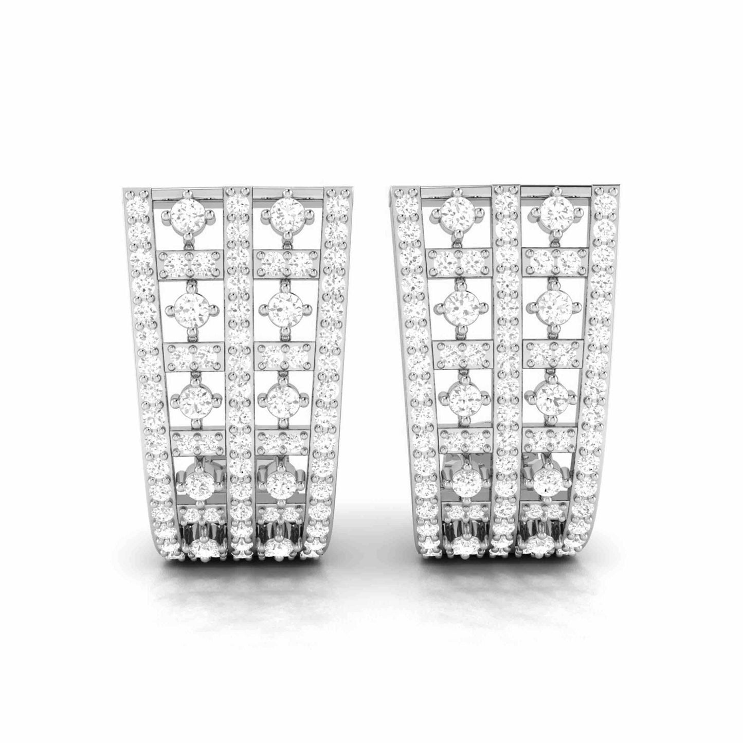 crystalline crown studs
