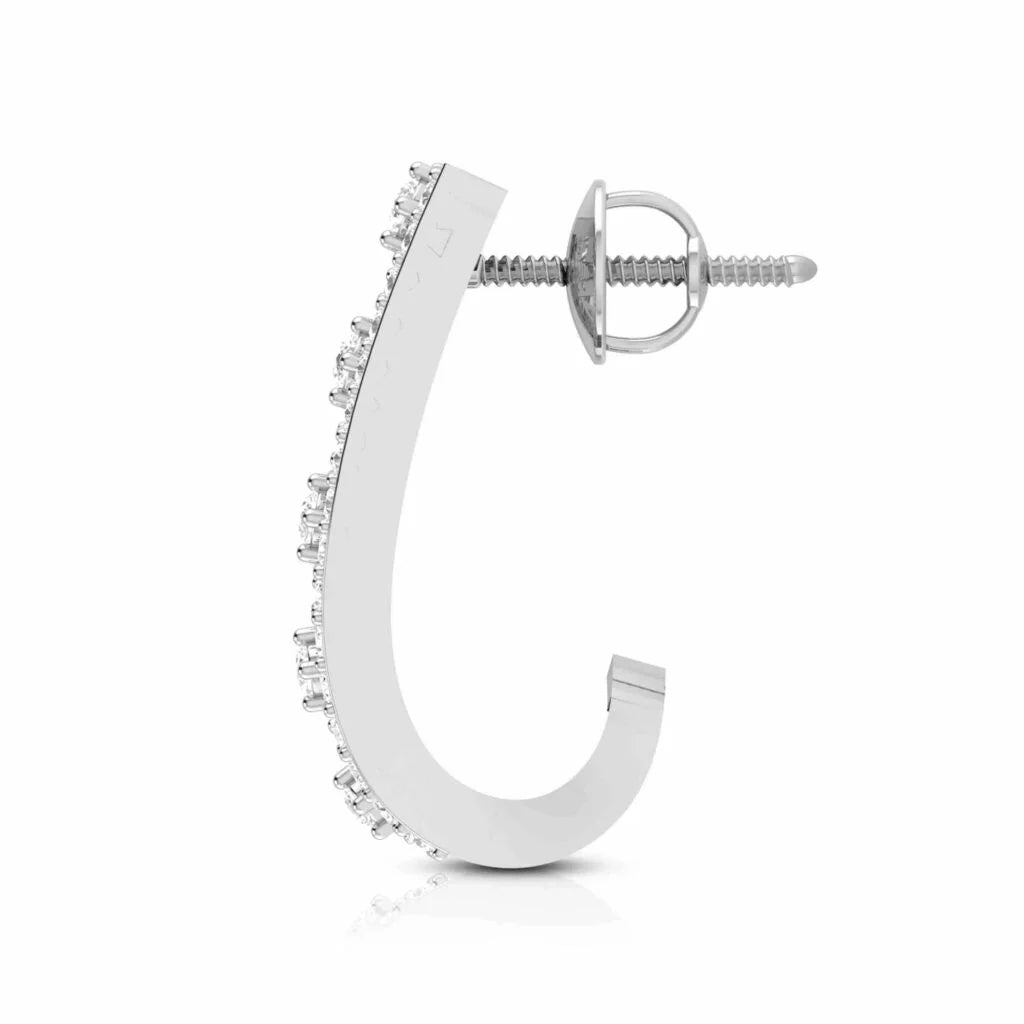 crystalline crown studs