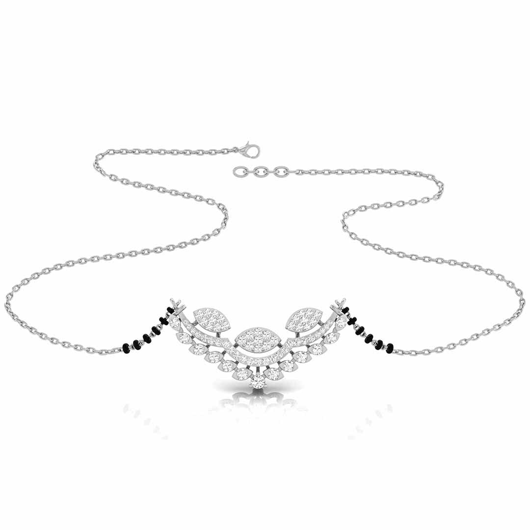 crystal curve mangalsutra