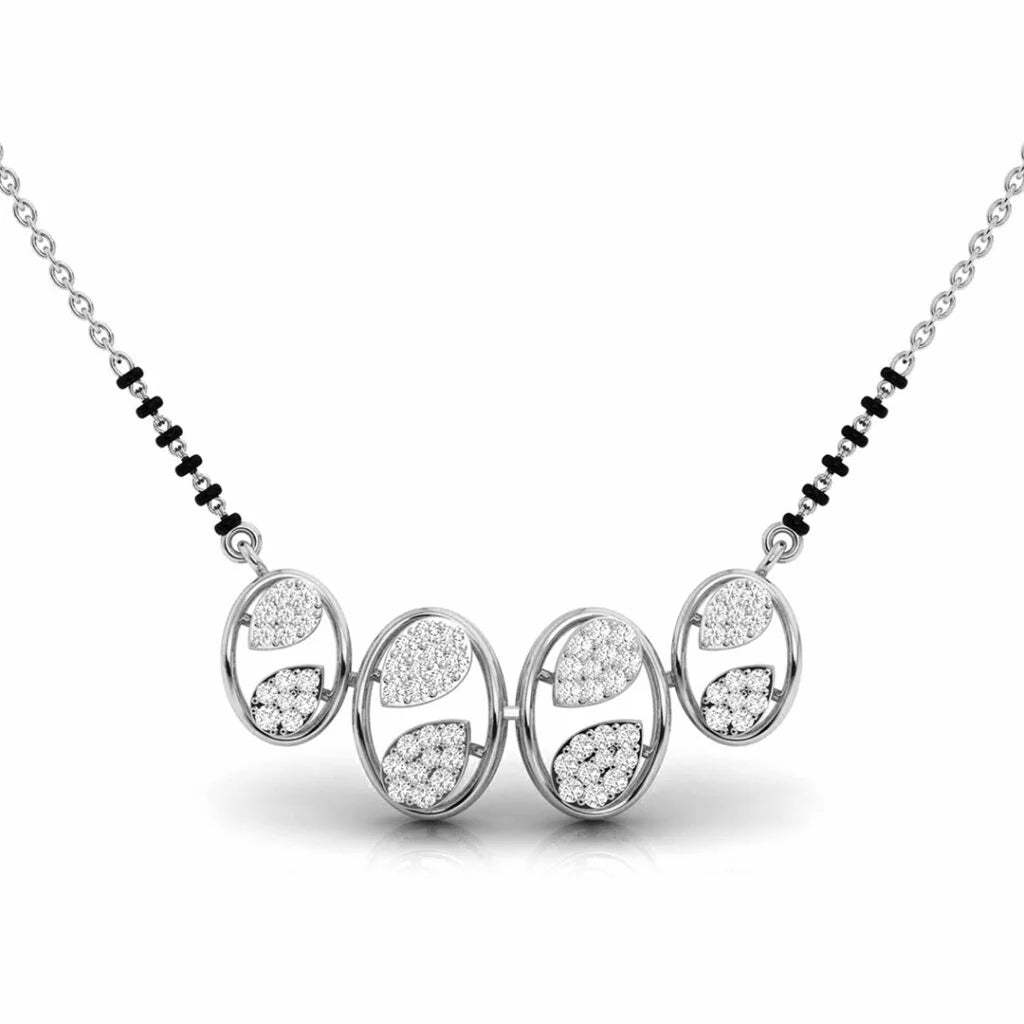 oval shine mangalsutra