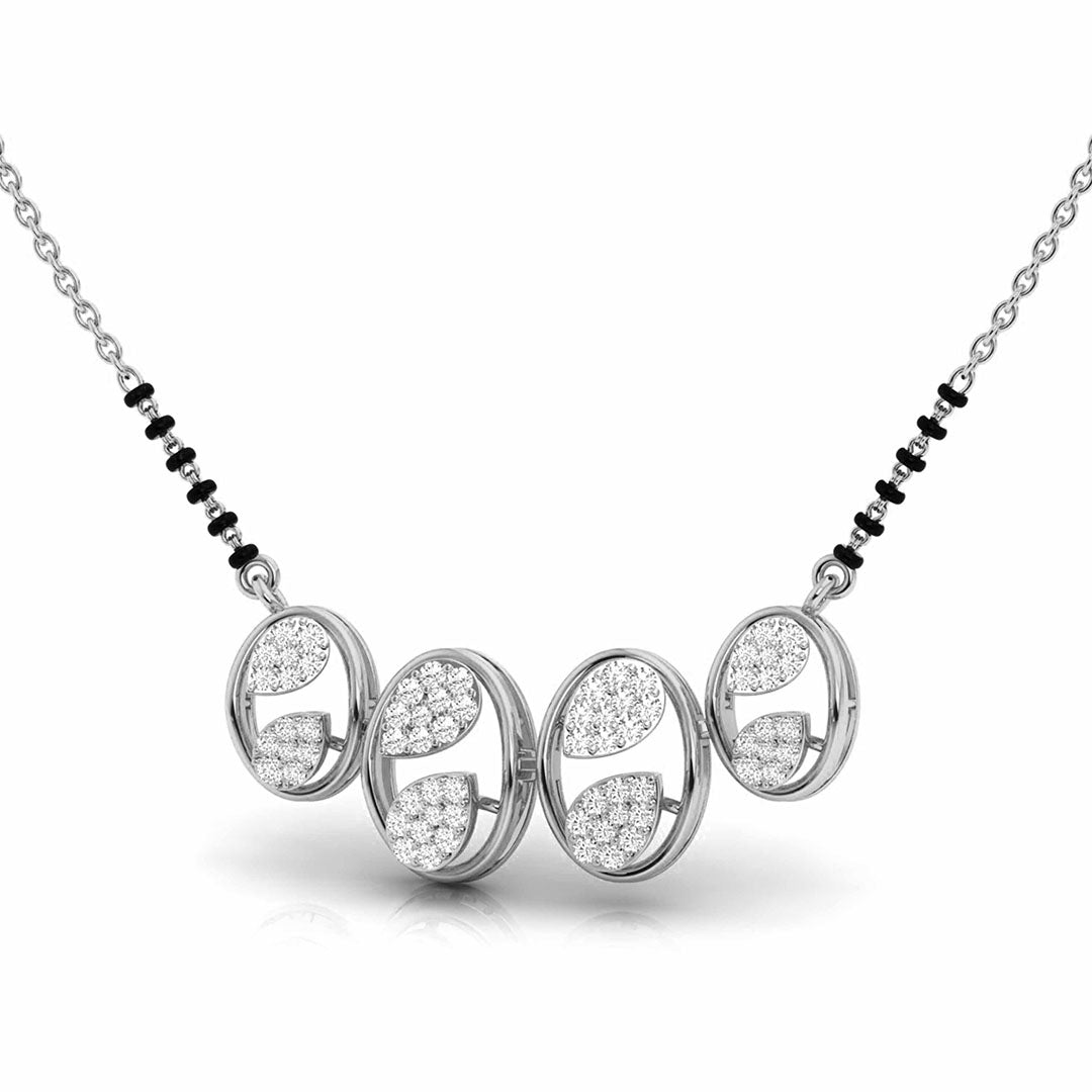 oval shine mangalsutra