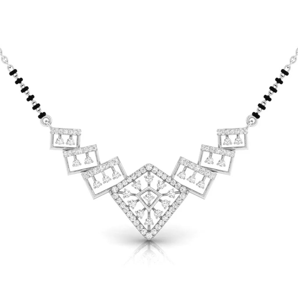 diamond maze mangalsutra