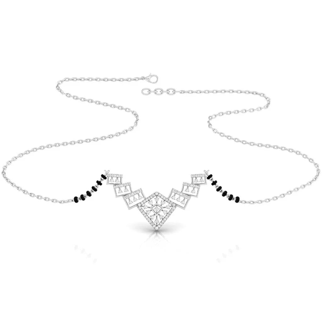 diamond maze mangalsutra