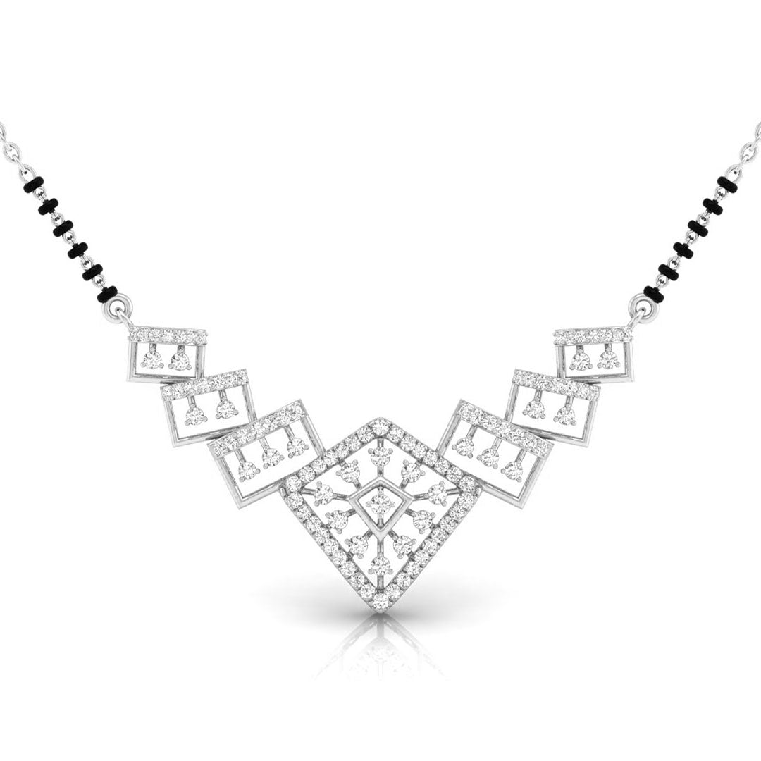 diamond maze mangalsutra