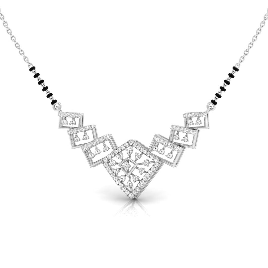 diamond maze mangalsutra