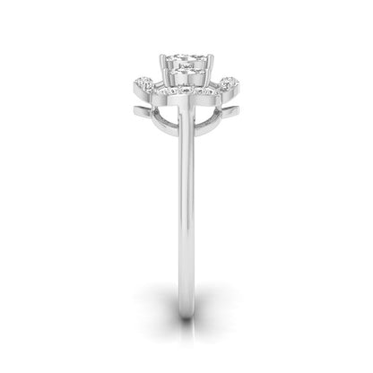 Petal Embrace Diamond Ring