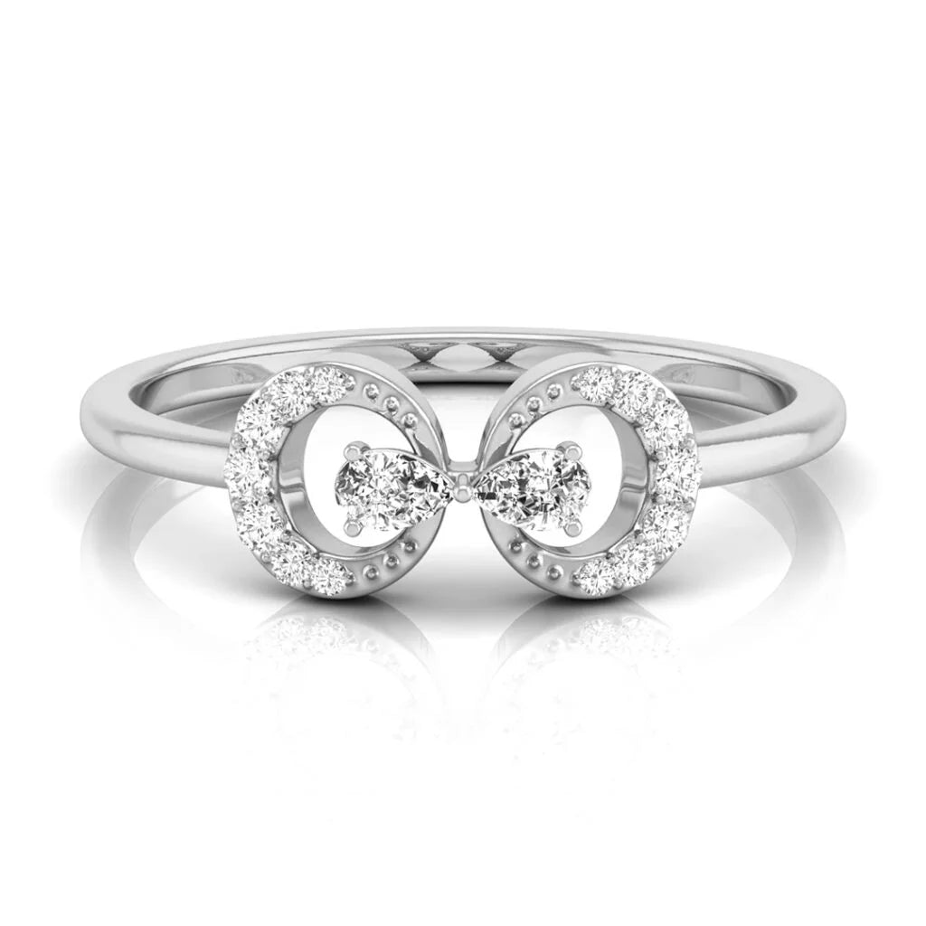 sterling diamond ring