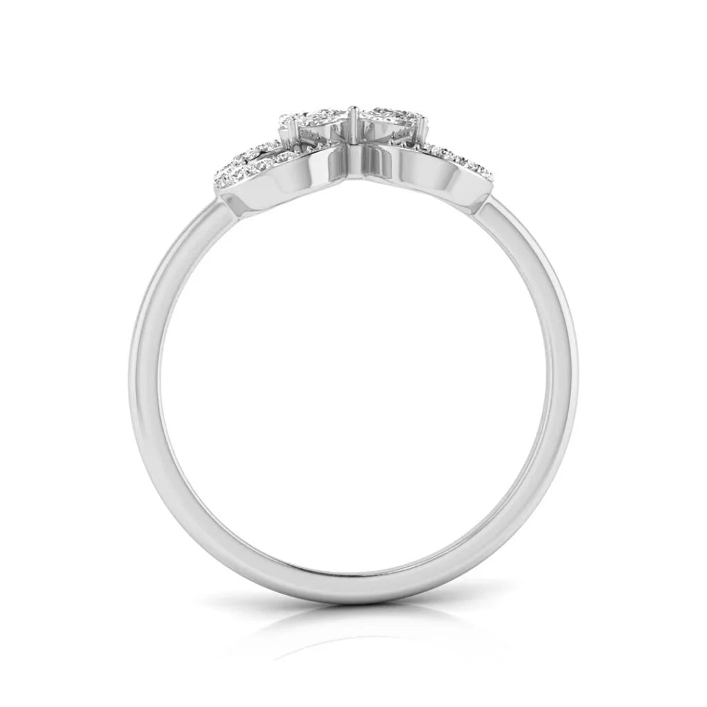 sterling diamond ring