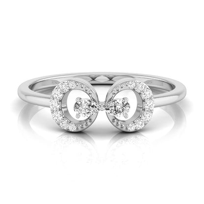 Sterling Diamond Ring