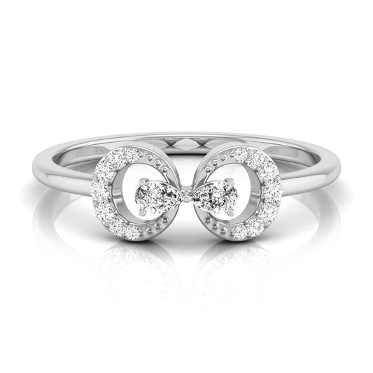 Sterling Diamond Ring
