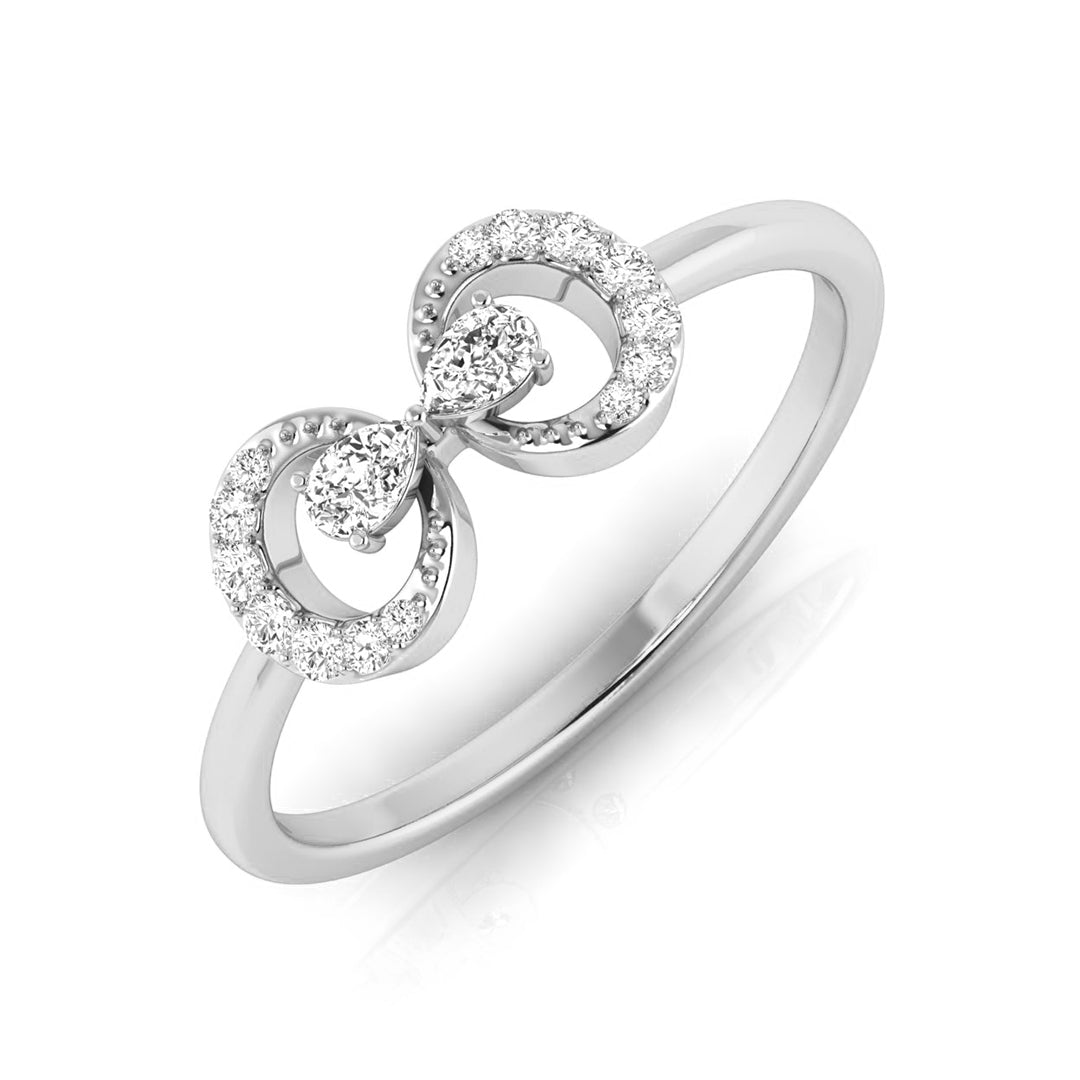 sterling diamond ring