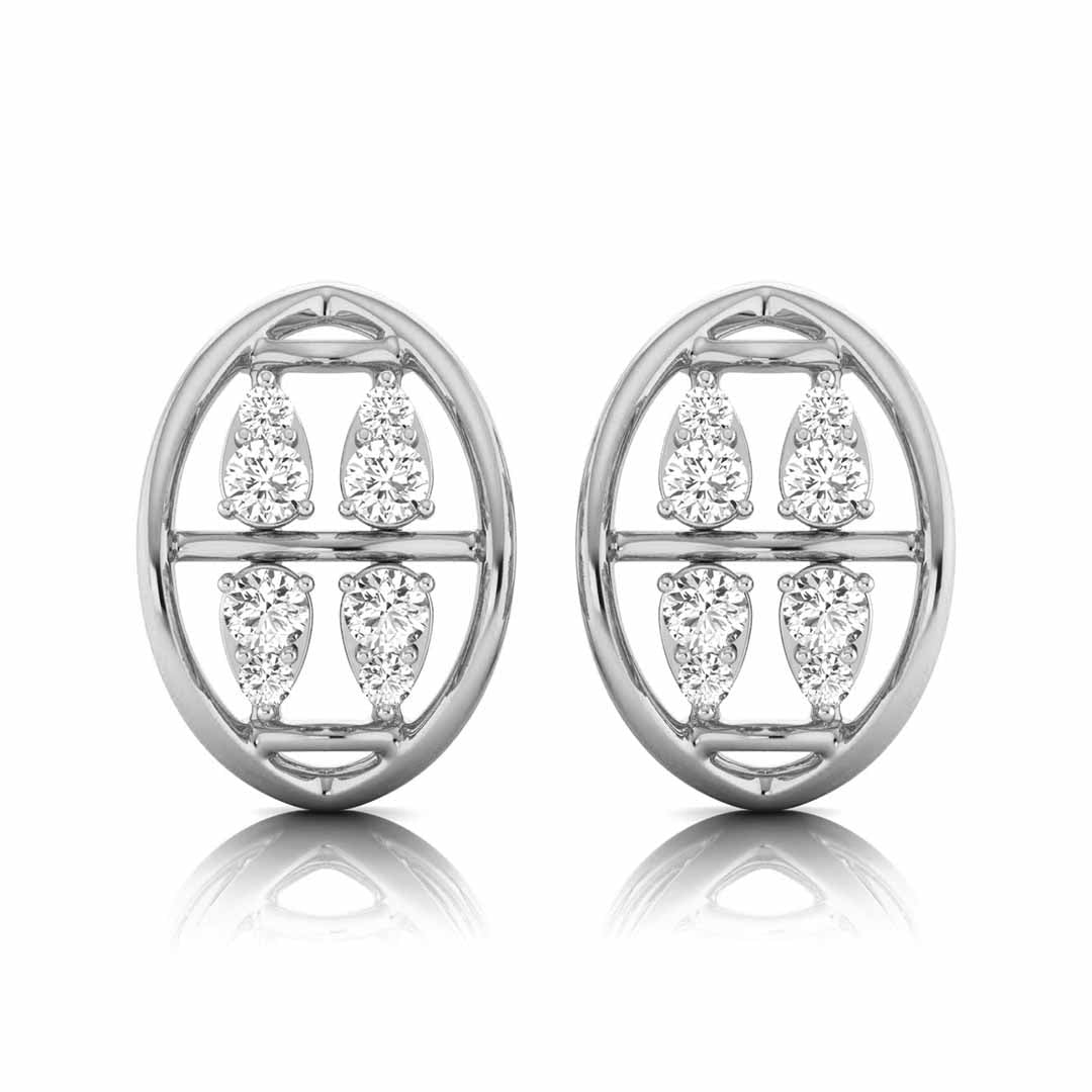classic twin halo studs