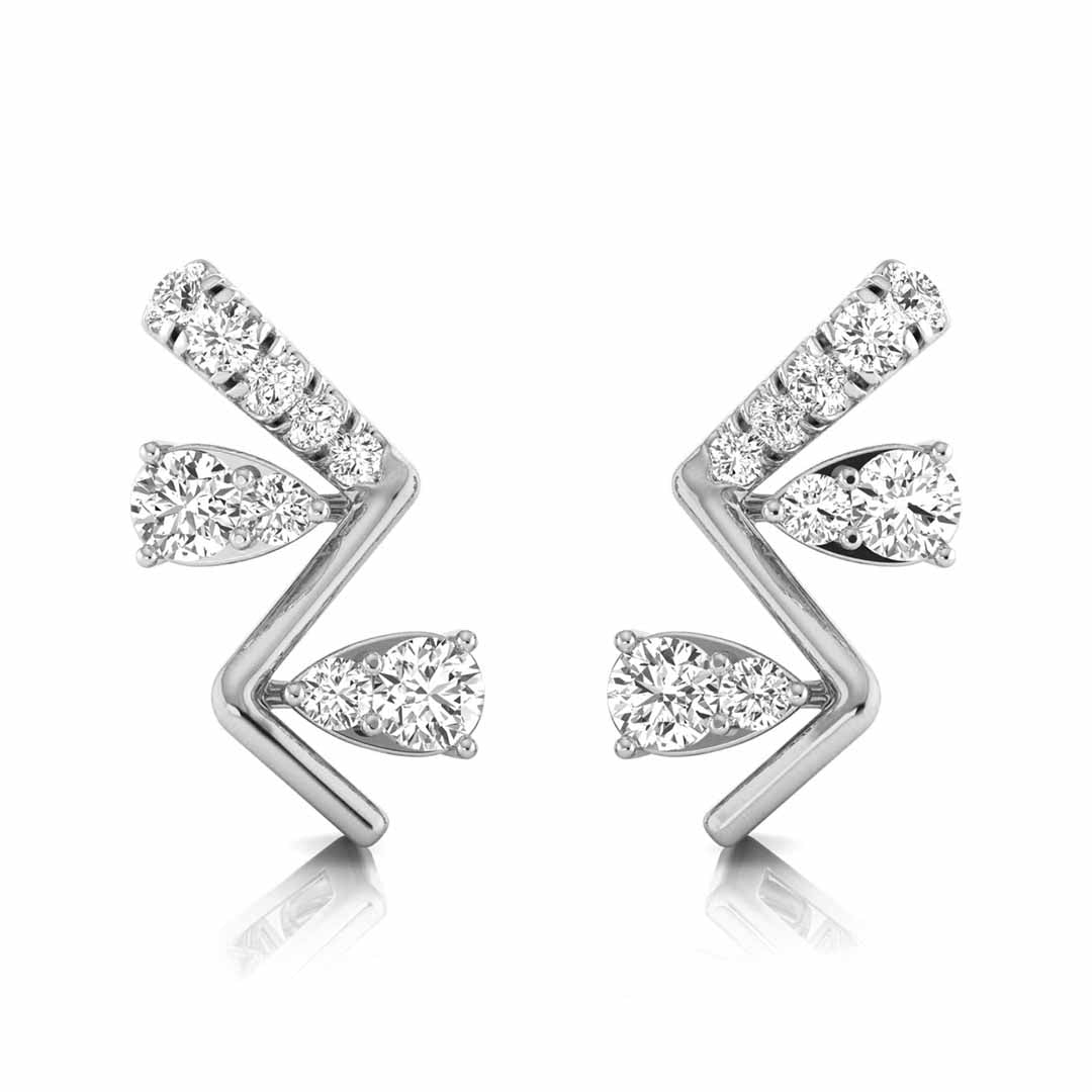 twisted shine studs