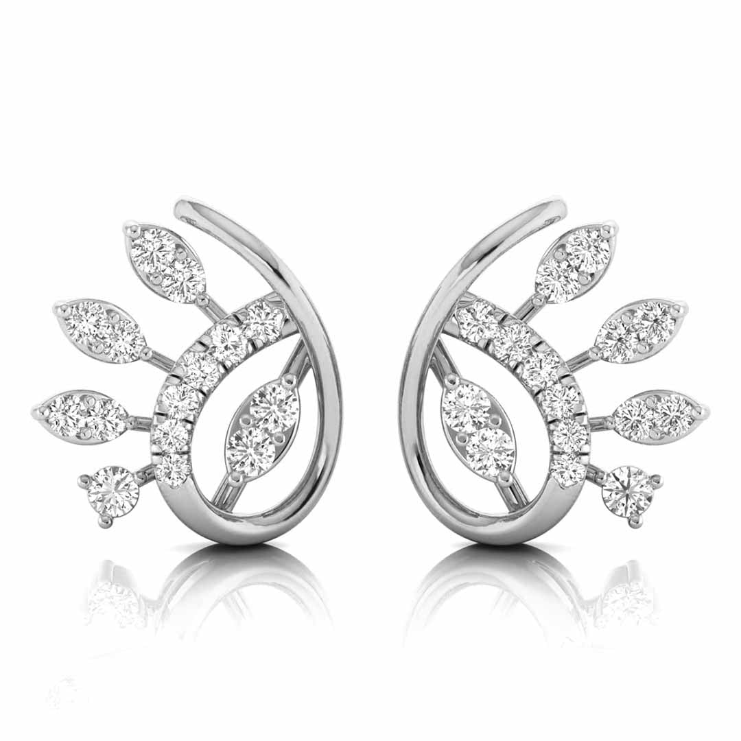 leaf dance earrings
