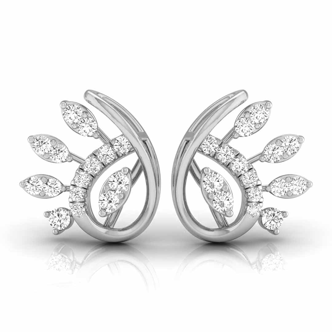 leaf dance earrings