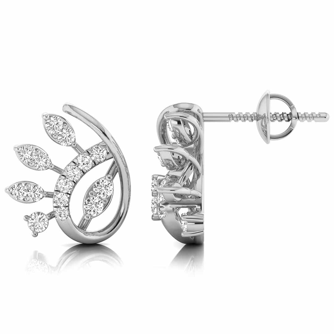 leaf dance earrings